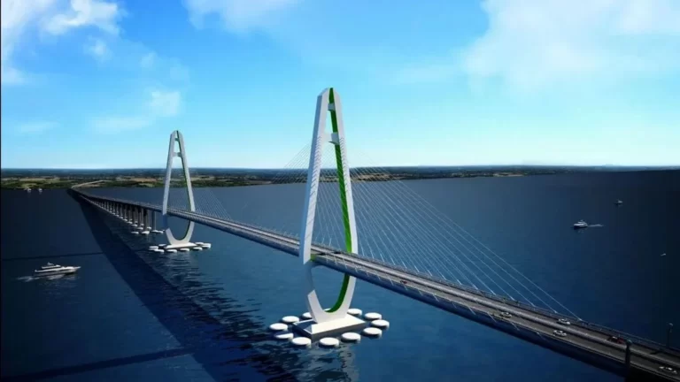 Rencana bangunan Jembatan Pulau Laut yang selama ini banyak beredar. (Net)