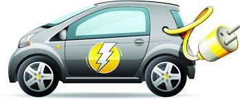 Ilustrasi mobil listrik