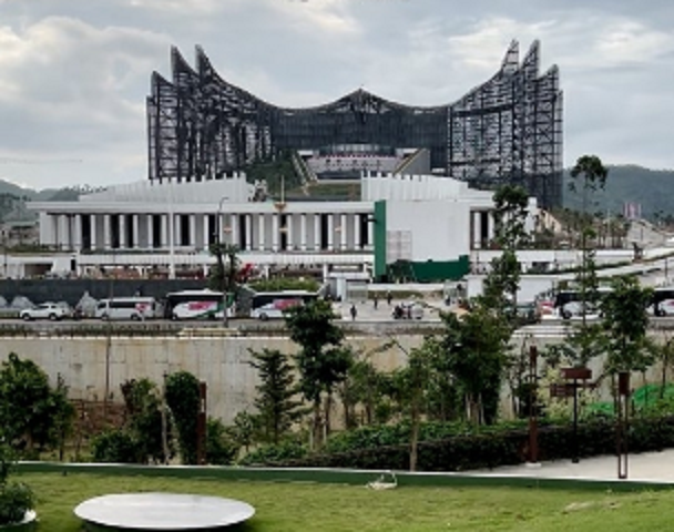 Istana Garuda di IKN Nusantara. (Istimewa)