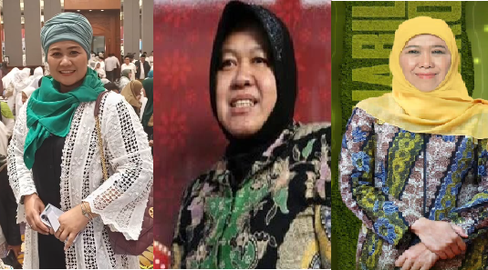 Luluk Nur Hamidah, Tri Rismaharini, Khofifah Indar Parawansa (Instagram)