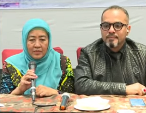 Nuzmatun Malina didampingi kuasa hukum saat wawancara di sebuah televisi swasta. (Tangkapan layar Youtube)