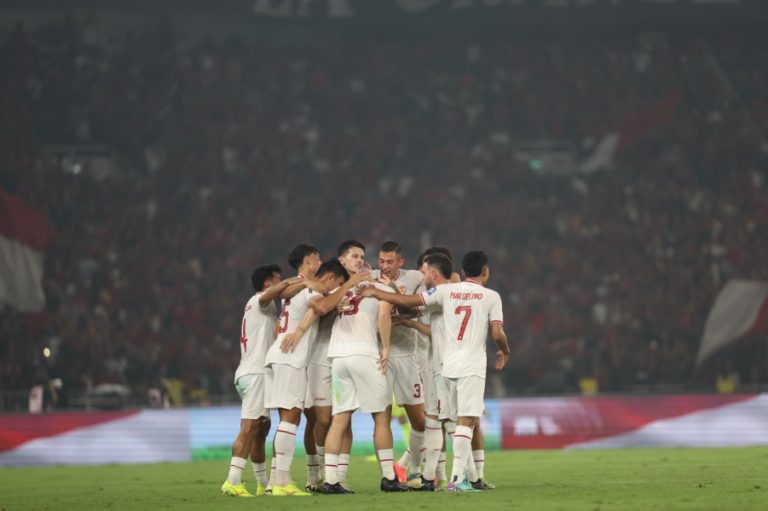 Timnas Indonesia naik empat peringkat ranking FIFA setelah berhasil bermain seri melawan Arab Saudi dan Australia. (PSSI)